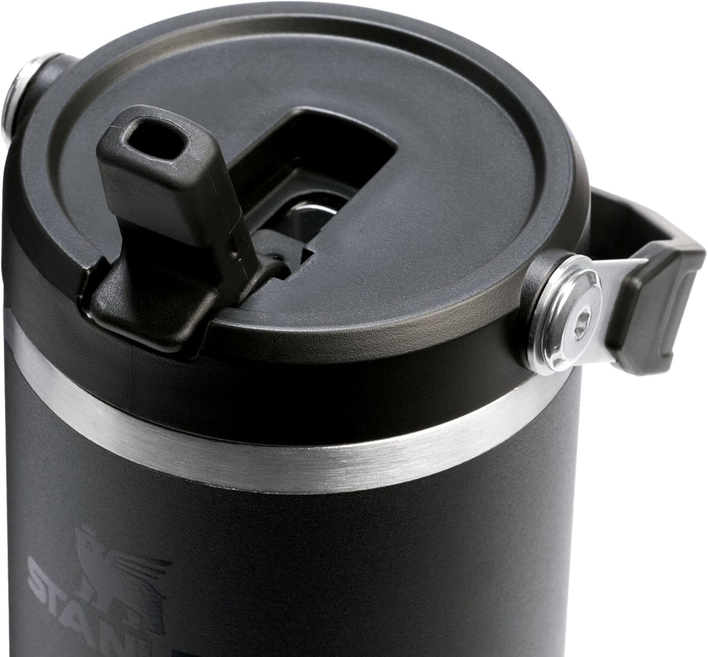 Stanley IceFlow 2.0 Flip Straw Tumbler with Handle 30 oz | Twist On Lid and Flip Up Straw | Leak Resistant Water Bottle | Insulated Stainless Steel | BPA-Free | Black 2.0
