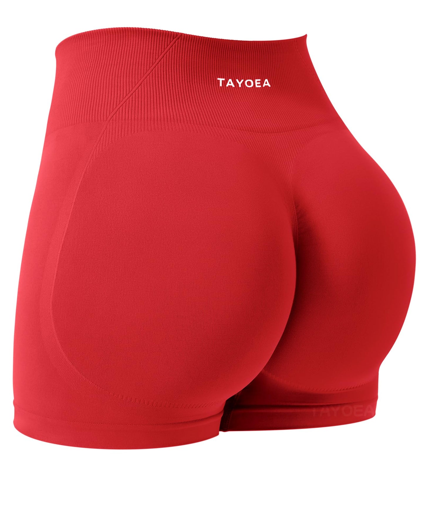 TAYOEA Women's Workout Shorts with Tummy Control & Butt Scrunch for Gym Seamless Yoga Shorts Sports Spandex Biker Shorts