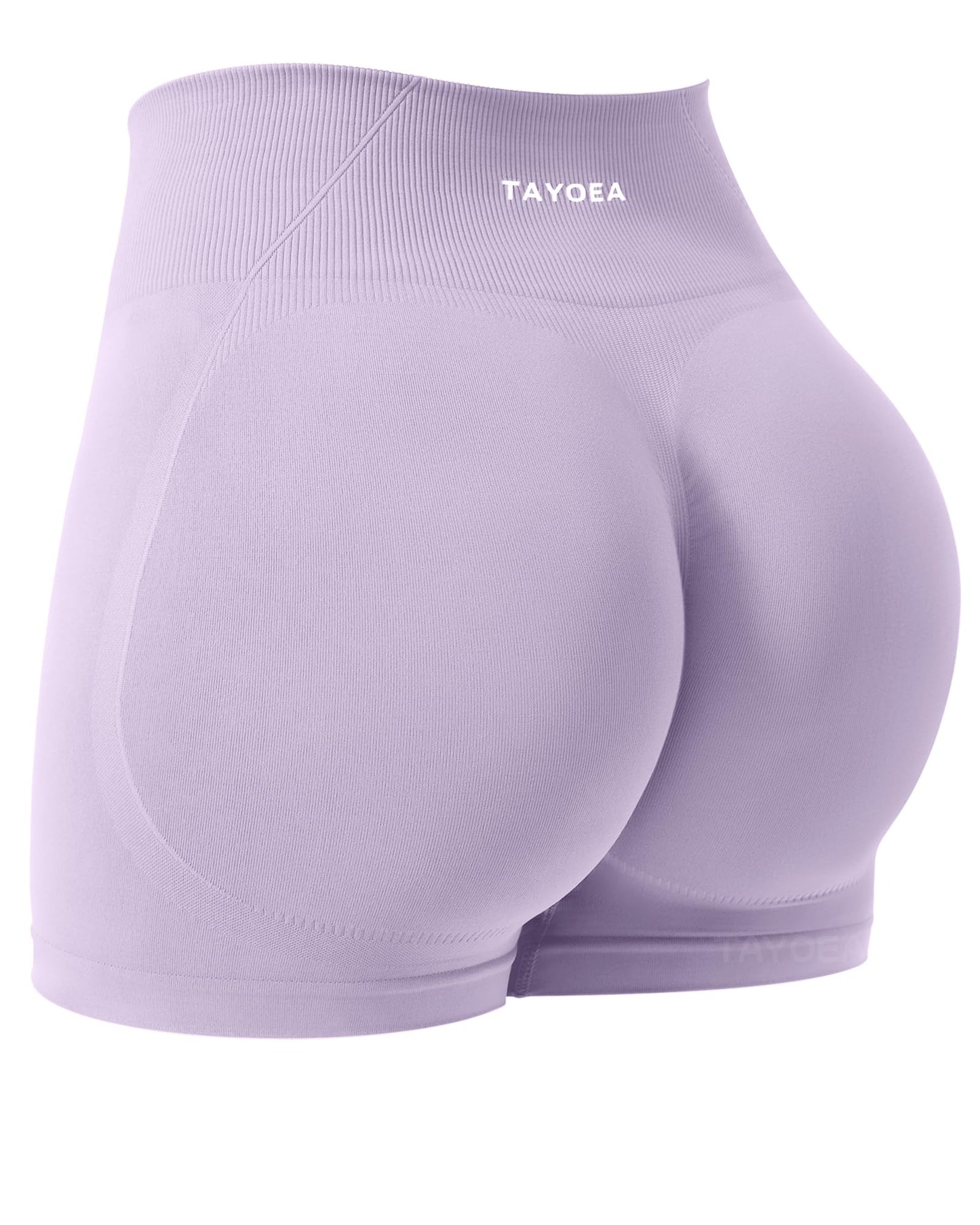 TAYOEA Women's Workout Shorts with Tummy Control & Butt Scrunch for Gym Seamless Yoga Shorts Sports Spandex Biker Shorts