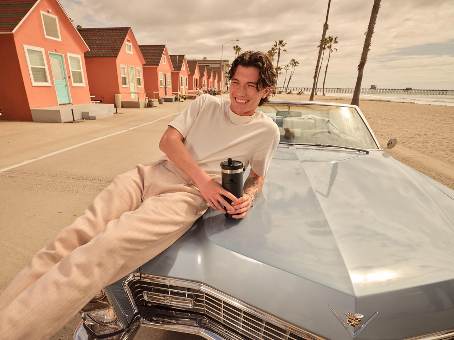 Stanley IceFlow 2.0 Flip Straw Tumbler with Handle 30 oz | Twist On Lid and Flip Up Straw | Leak Resistant Water Bottle | Insulated Stainless Steel | BPA-Free | Black 2.0