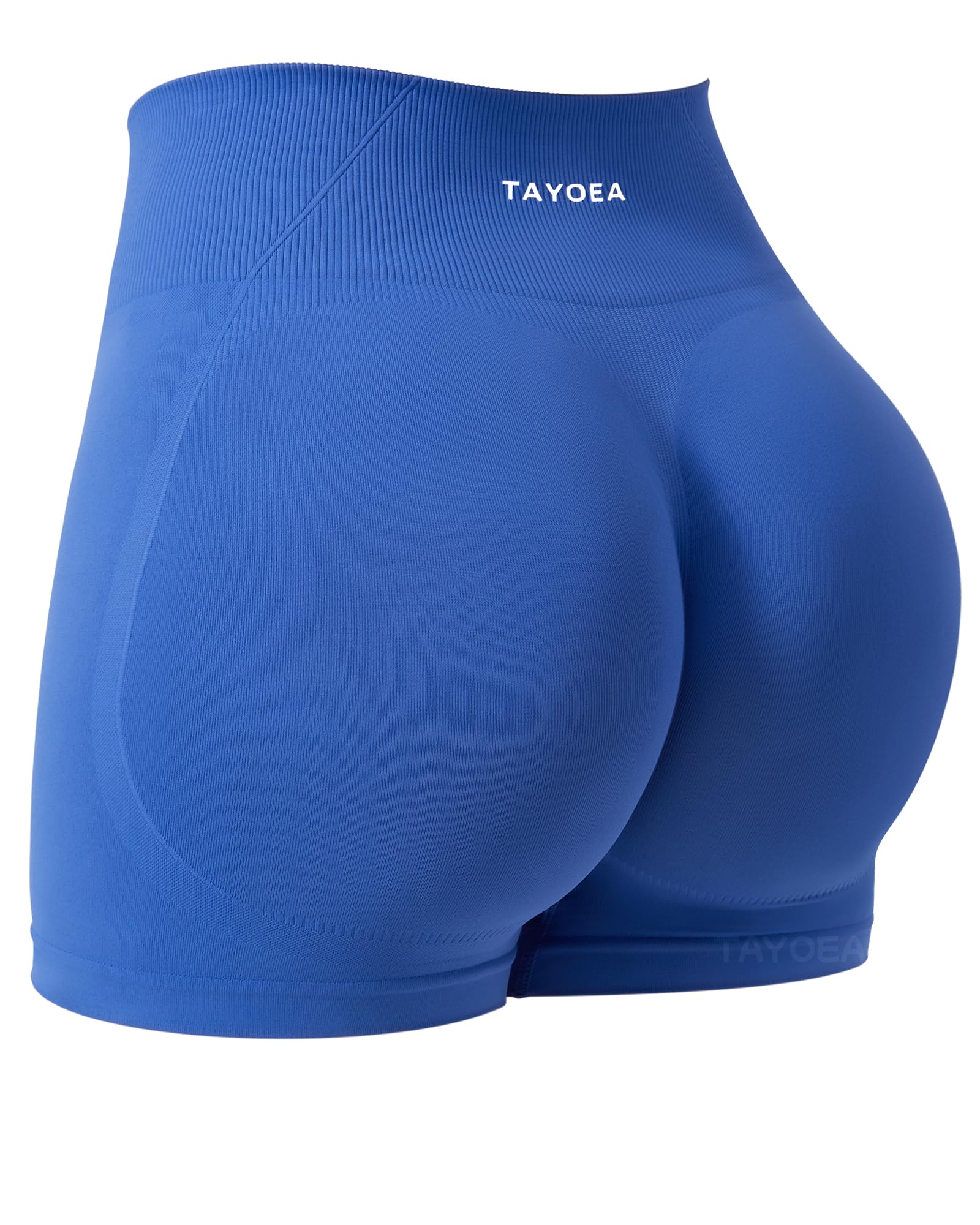 TAYOEA Women's Workout Shorts with Tummy Control & Butt Scrunch for Gym Seamless Yoga Shorts Sports Spandex Biker Shorts