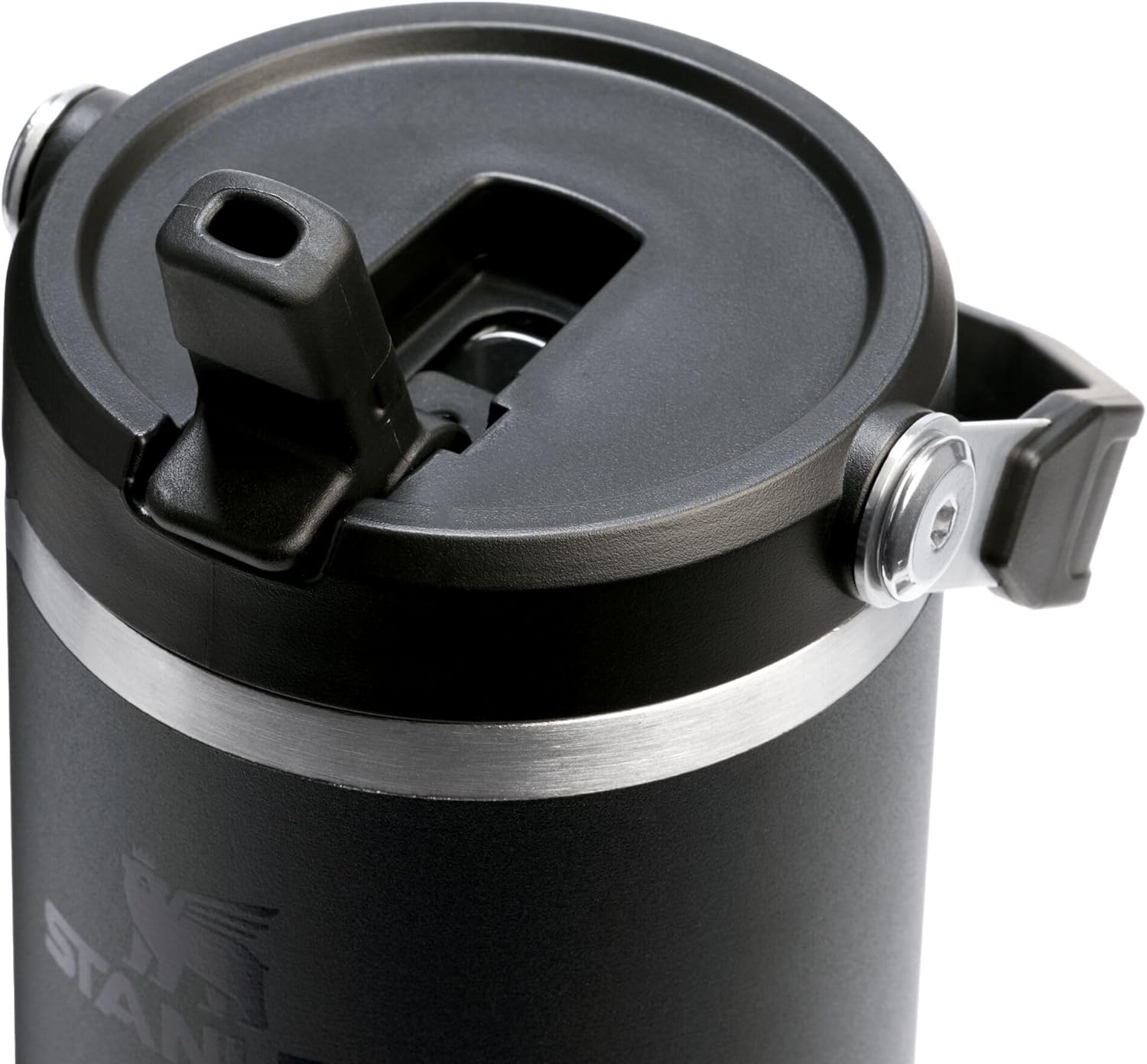 Stanley IceFlow 2.0 Flip Straw Tumbler with Handle 30 oz | Twist On Lid and Flip Up Straw | Leak Resistant Water Bottle | Insulated Stainless Steel | BPA-Free | Black 2.0