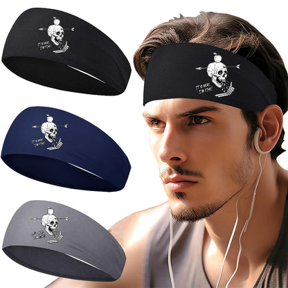 3Pcs Men Sports Headbands Sweat Bands for Men Women Sweatbands