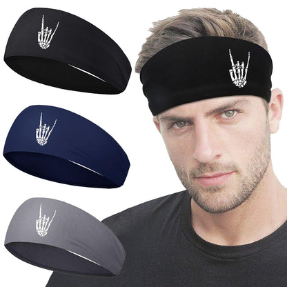3Pcs Men Sports Headbands Sweat Bands for Men Women Sweatbands