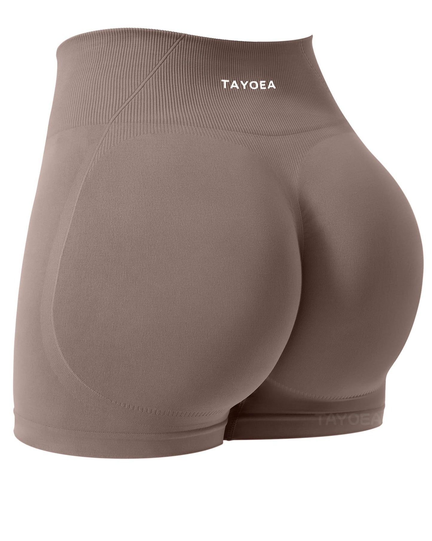 TAYOEA Women's Workout Shorts with Tummy Control & Butt Scrunch for Gym Seamless Yoga Shorts Sports Spandex Biker Shorts